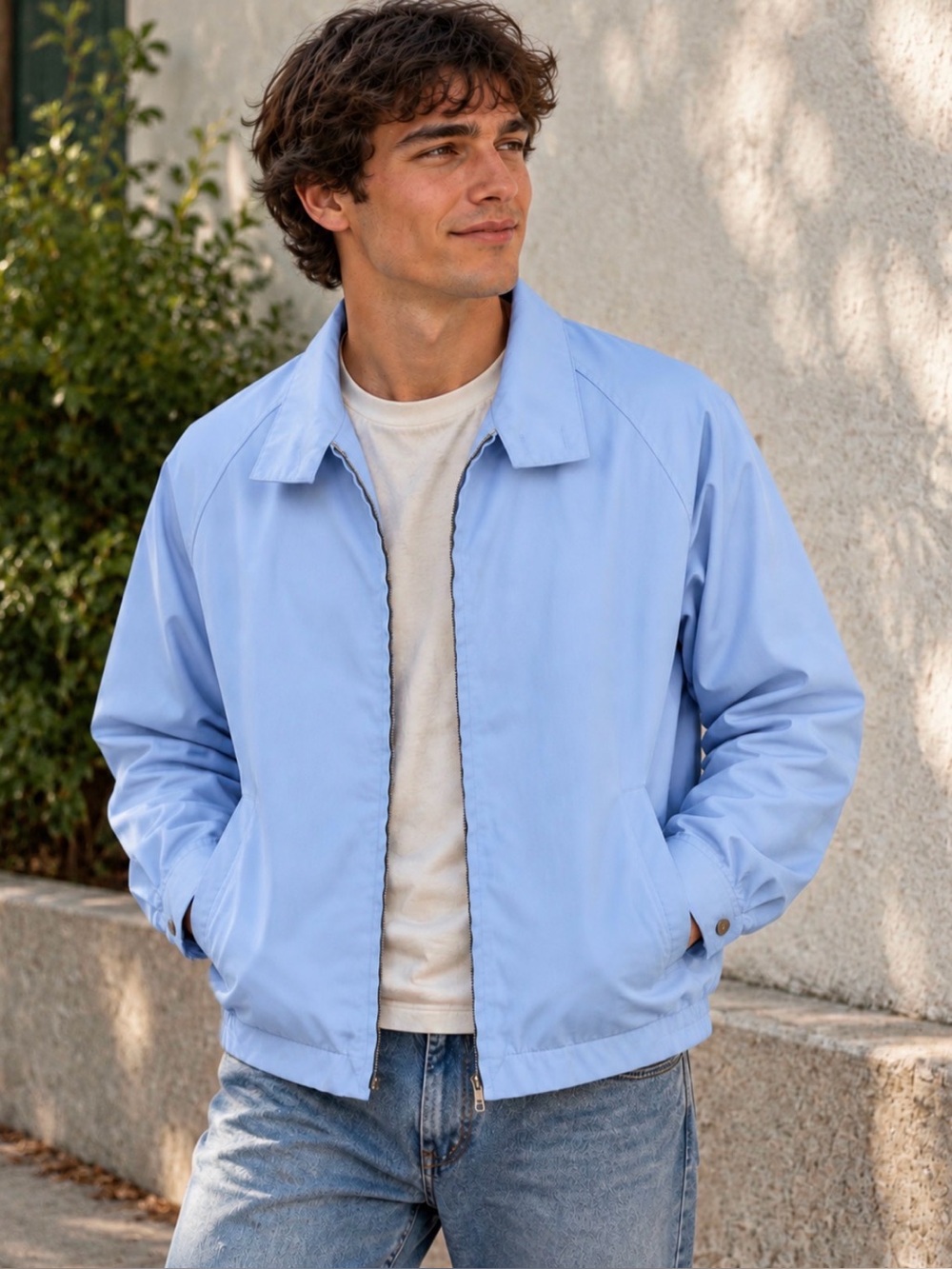 Vintage Men’s Jacket L  From Sears The Men's Store Outerwear 1980s Retro Golf